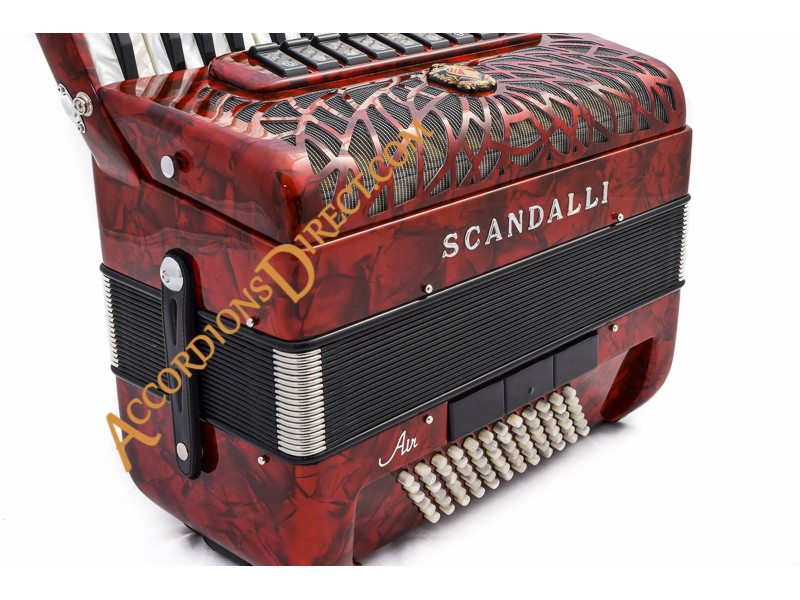 New Scandalli Air Junior 34 Key 72 Bass 4 Voice Scottish Tuned Accordion