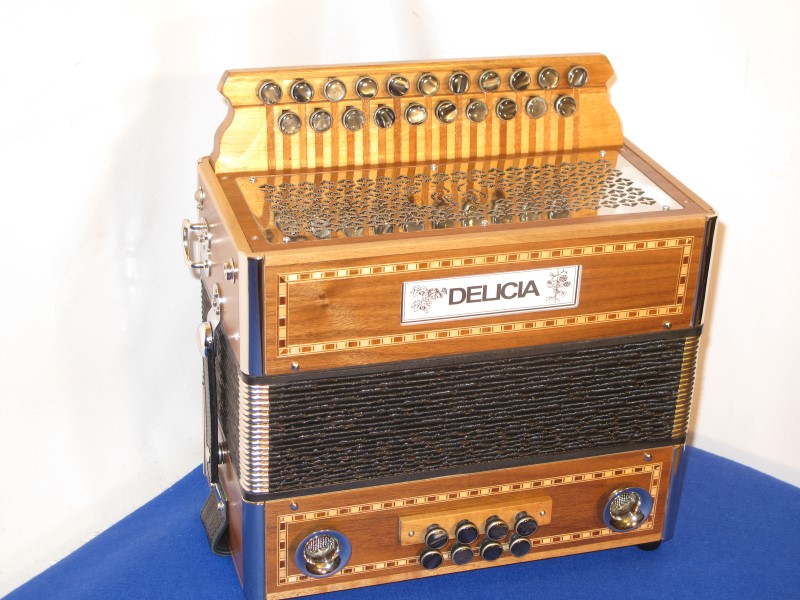 Delicia 21 button 8 bass accordion