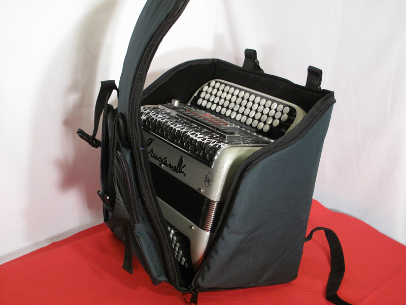 Soft front loading backpack for 48 bass